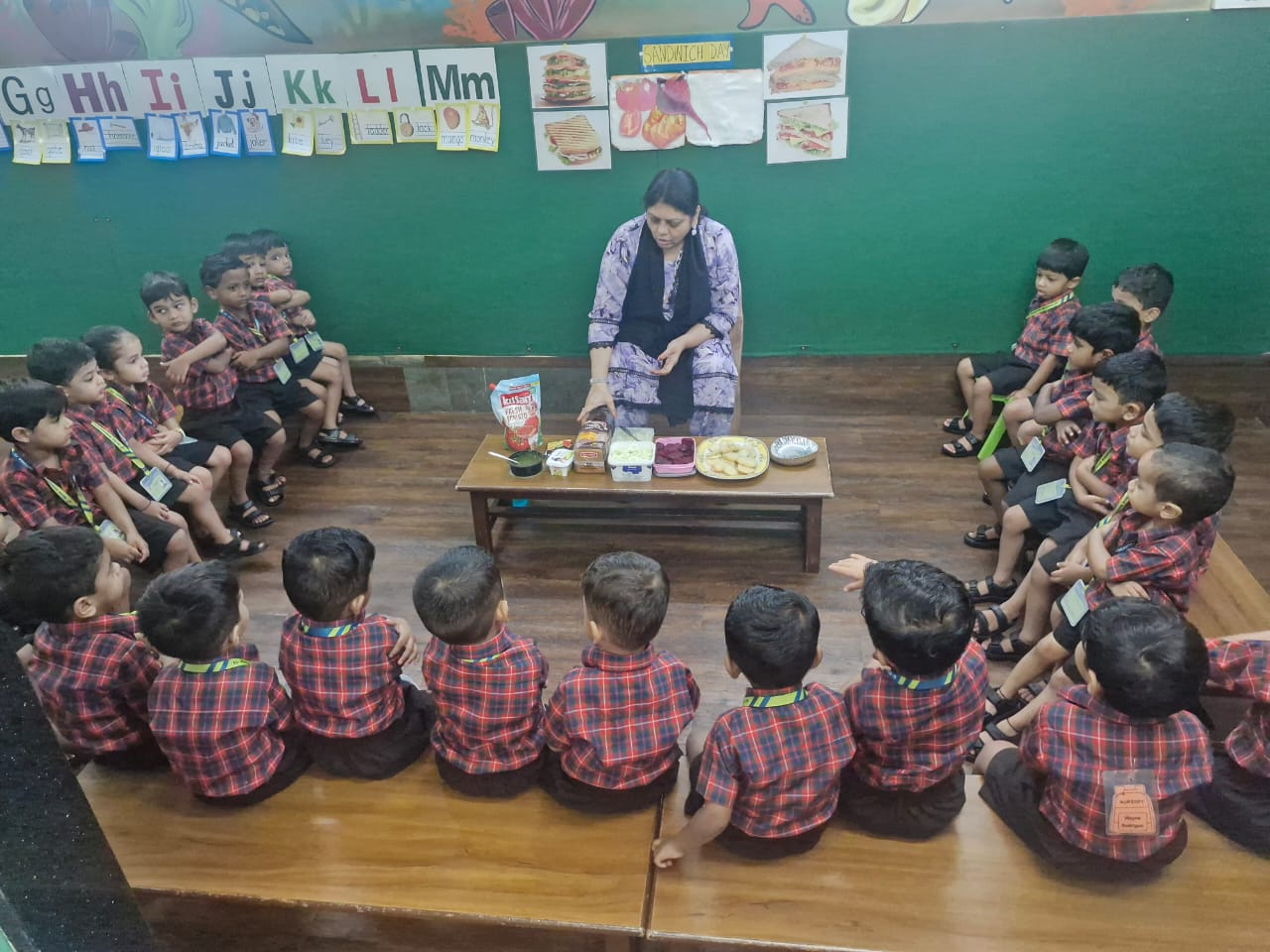 Nursery Class Celebrates Sandwich Day: 1st Oct. ’25