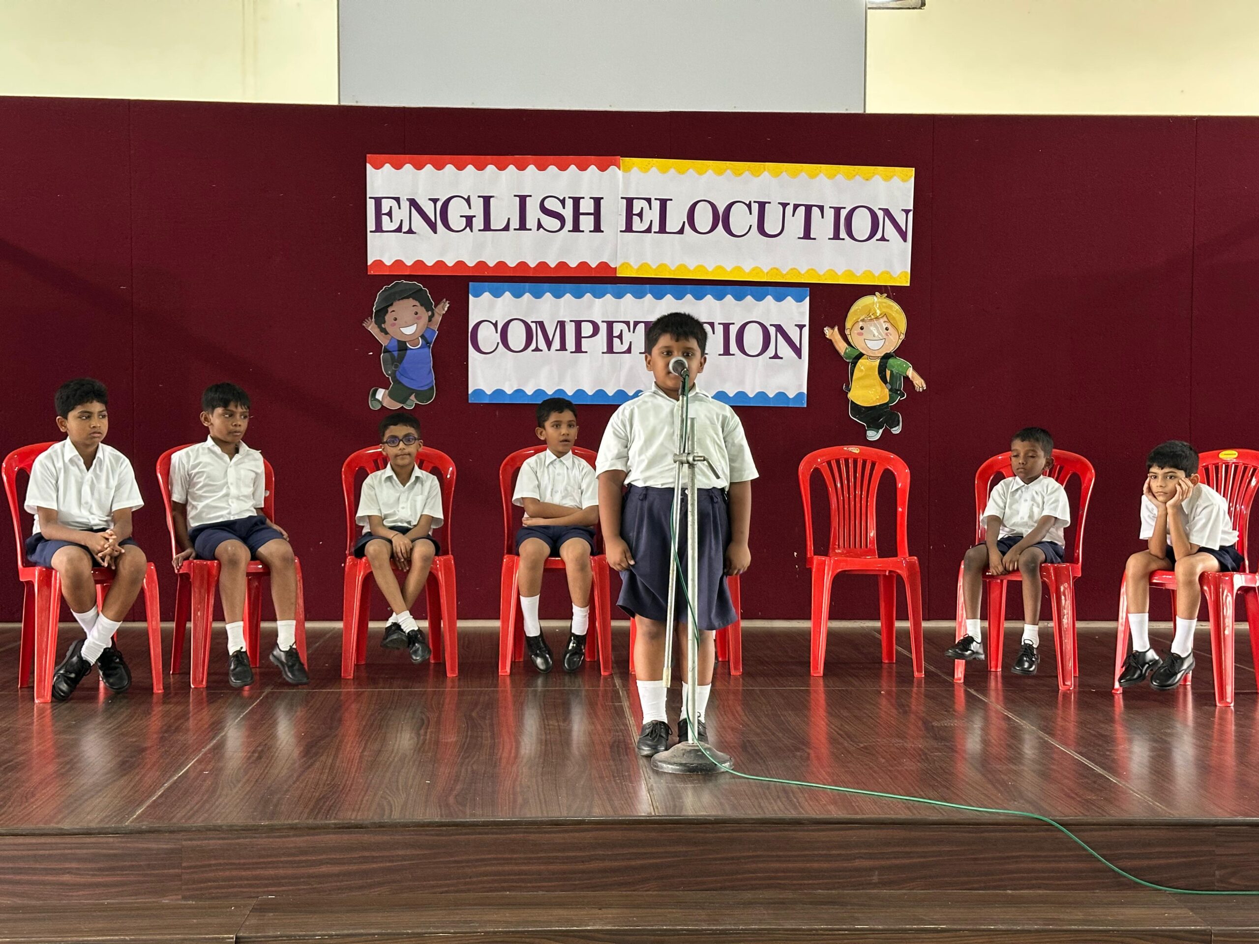 English Elocution Competition – Std. I & II