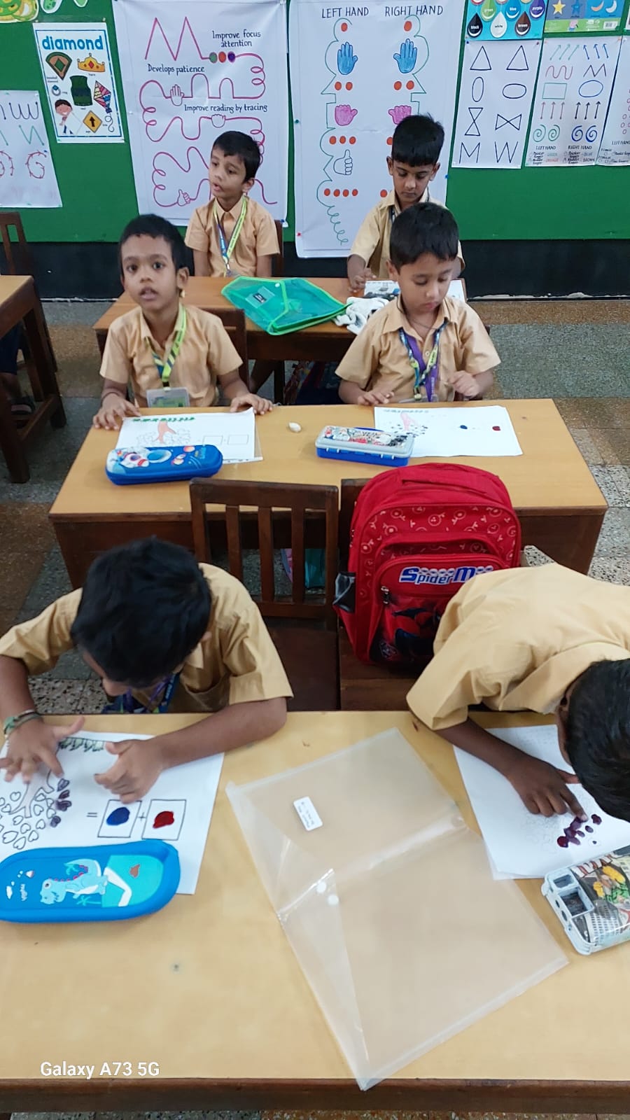 Sr KG Activity on Colour Purple on 9th September 2025.